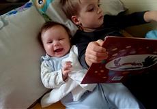 SOFI 4.měsíc a Máťa 3 roky a 7 měsíců